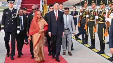 Bangladesh Prime Minister arrived in China