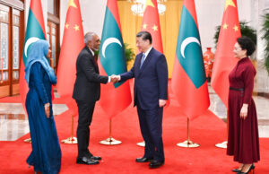 Maldives President Dr. Mohamed Muizzu and Chinese President Xi Jinping