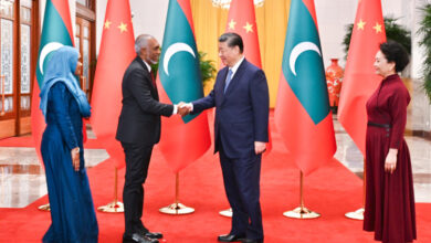 Maldives President Dr. Mohamed Muizzu and Chinese President Xi Jinping