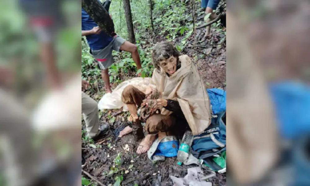 American woman rescued while chained in Indian forest