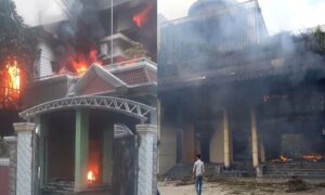 Bangladesh minister-state minister-MP houses attacked and vandalized