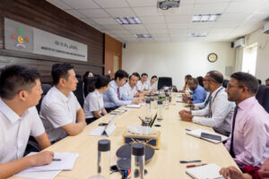 Key stakeholders discuss the 100-bed hospital project in Vilimale' on July 31, 2024. (Photo/Infrastructure Ministry)