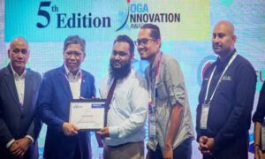 Bangladeshi Hasan won an award at the oil and gas industry fair in Malaysia