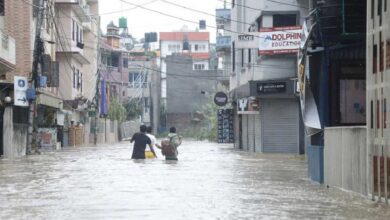 Floods and landslides in Nepal due to heavy rains, 129 dead