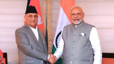 Nepal PM Oli, Indian PM Modi meet in New York