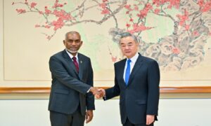 Maldives President meets CPC Central Committee member Wang Yi