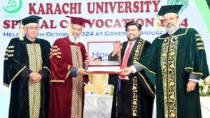 University of Karachi conferred honorary doctorate degree on Zakir Naik