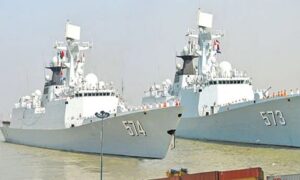 Two ships of the Chinese Navy are on a goodwill visit to Bangladesh