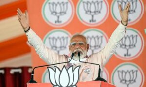 This time the topic of 'Bangladeshi intruders' is in Modi's speech