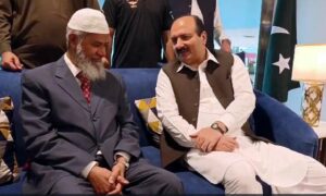 Zakir Naik in Pakistan on a one-month visit