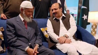 Zakir Naik in Pakistan on a one-month visit