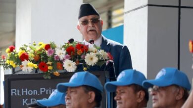 PM Oli commends UN peacekeepers on UN Day, insists on collective fight against common threat from climate change