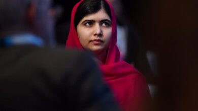 Malala strongly criticized the Taliban's policy on women