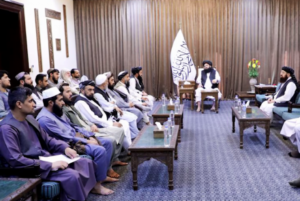 Mawlawi Abdul Kabir, the Deputy Prime Minister for Political Affairs, in a meeting with a number of dry fruit traders, urged the neighboring countries not to create obstacles in the way of bilateral trade.

Hamdullah Fitrat, the Deputy Spokesperson of the Islamic Emirate, said that the Deputy Prime Minister for Political Affairs also called on the neighboring countries to stop creating issues for Afghan traders and to provide the necessary facilities for the growth of bilateral trade.

The Deputy Spokesperson of the Islamic Emirate said: "The Political Deputy of the Prime Minister said that the neighboring countries should refrain from creating problems for Afghan traders and provide the necessary facilities for bilateral trade."

Meanwhile, Sher Mohammad Abbas Stanikzai, the Political Deputy of the Foreign Ministry, in a meeting in Logar, said that Afghanistan is a transit connection route between Pakistan and Central Asia and can act reciprocally.

Stanikzai called on the government of Pakistan to open its crossings for Afghan export goods to prevent further harm to traders and farmers on both sides.

The Political Deputy Minister of Foreign Affairs of the Islamic Emirate, in a meeting to review the challenges of fresh fruit and vegetable exporters in Logar, said: "Afghanistan is a transit route between Pakistan and Central Asia. We can also react reciprocally, close the borders, and create problems for them, but we do not want to create issues for our Pakistani brothers living on the other side of the border."

In another part of his speech during this meeting, Sher Mohammad Abbas Stanikzai, referring to the collection of taxes, Zakat, and Ushr by the Islamic Emirate, said that the collected revenues are used for the development and progress of the country.

The Political Deputy of the Ministry of Foreign Affairs added: "Every Afghan penny that is paid to the government under the name of taxes, Zakat, and Usher is not wasted."

Officials at this meeting highlighted the importance of electricity production within the country and mentioned that the Islamic Emirate, by launching major projects in three regions of Afghanistan, aims to provide electricity to various parts of the country within two to three years.