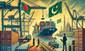 Why is India concerned about Pakistani ships coming to Bangladesh?