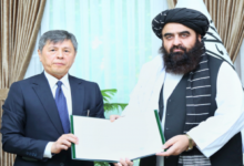 The Uzbek Ambassador presented his credentials to the Acting Foreign Minister of Afghanistan