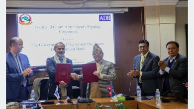Nepal, ADB sign loan and grant agreements amounting to Rs 105.59 billion