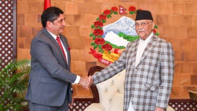 Pakistani Ambassador pays courtesy call on PM Oli