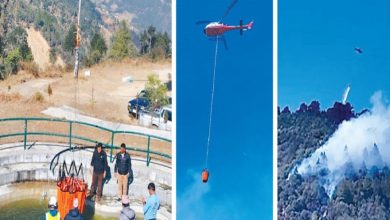 Wildfire in Mahabharat region rages for four days without control