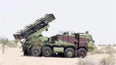 Pinaka Multi-Barrel Rocket Launcher (MBRL), is an all-weather artillery weapon system