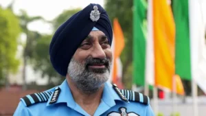 File photo of Chief of the Air Staff Air Chief Marshal Amar Preet Singh.(PTI)