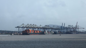 Shipping containers are seen on a ship at the Jawaharlal Nehru Port in Navi Mumbai, India, August 11, 2025. Photo: REUTERS/Francis Mascarenhas/File Photo