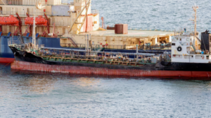 The Russian vessel Tantal, an oil/chemical tanker, is berthed at the far eastern city of Vladivostok, Russia April 3, 2016. Picture taken April 3, 2016. Photo: REUTERS/Stringer/File Photo