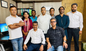 Leaders and mentors gather at the inaugural Executive Committee meeting of the Bangladesh chapter of the South Asian Climate Change Journalists Forum (SACCJF), held in Mohammadpur, Dhaka. The session was presided over by SACCJF-BD President Masum Billah and guided by Secretary General Shamsuddin Illius, with regional support from SACCJF Executive President Asaduzzaman Shamrat and Secretary General Keramat Ullah Biplob.