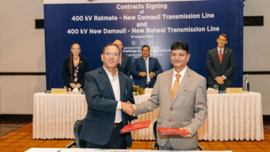 The contracts to cover the design, installation, testing, and commissioning of 180 kilometres of high-voltage transmission lines.