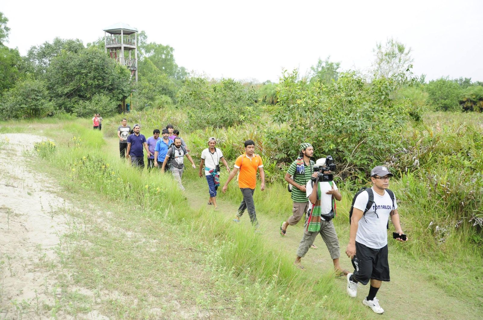 Writer on Mangrove Tour in Bangladesh.