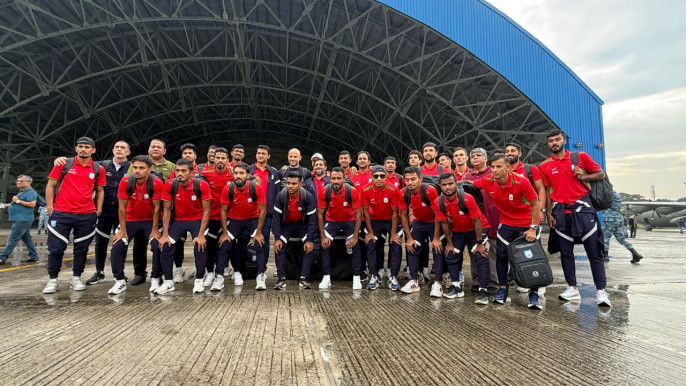 Earlier in the day, the Bangladesh team left the Crown Imperial Hotel in Kathmandu and arrived at the airport at 8:45 AM local time. After completing immigration procedures, the team boarded their flight at 2:55 PM.