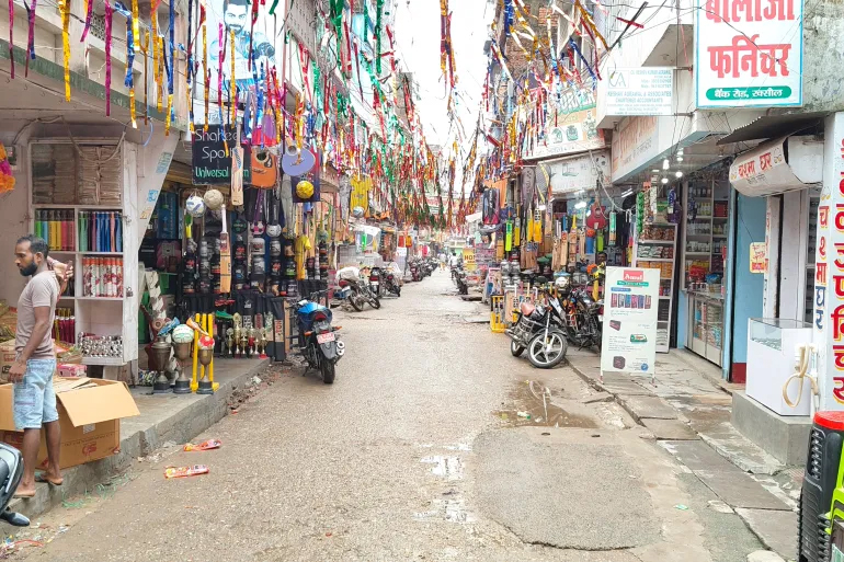 Traders in Raxaul, the last market near the Nepal border in India's Bihar state, say business has been wiped off because of political violence [Gurvinder Singh/Al Jazeera]