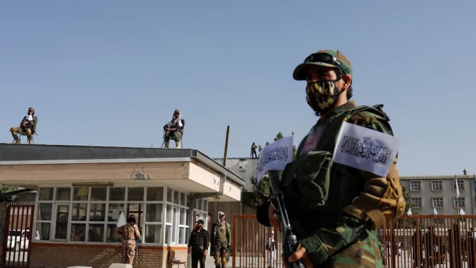 Taliban soldiers stand guard at the second-anniversary ceremony of the takeover of Kabul by the Taliban in Kabul, Afghanistan, August 15, 2023. Photo: REUTERS/Ali Khara/File Photo